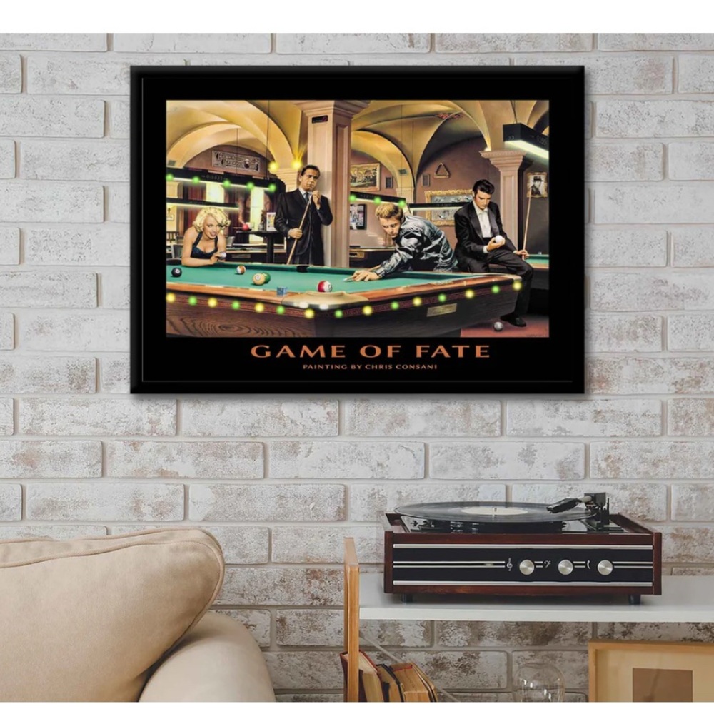 Game of Fate Electric Art Print